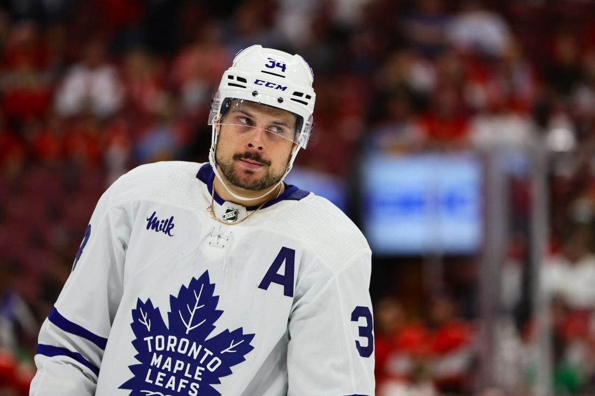 Leafs' Auston Matthews in, Joseph Woll out for Game 7