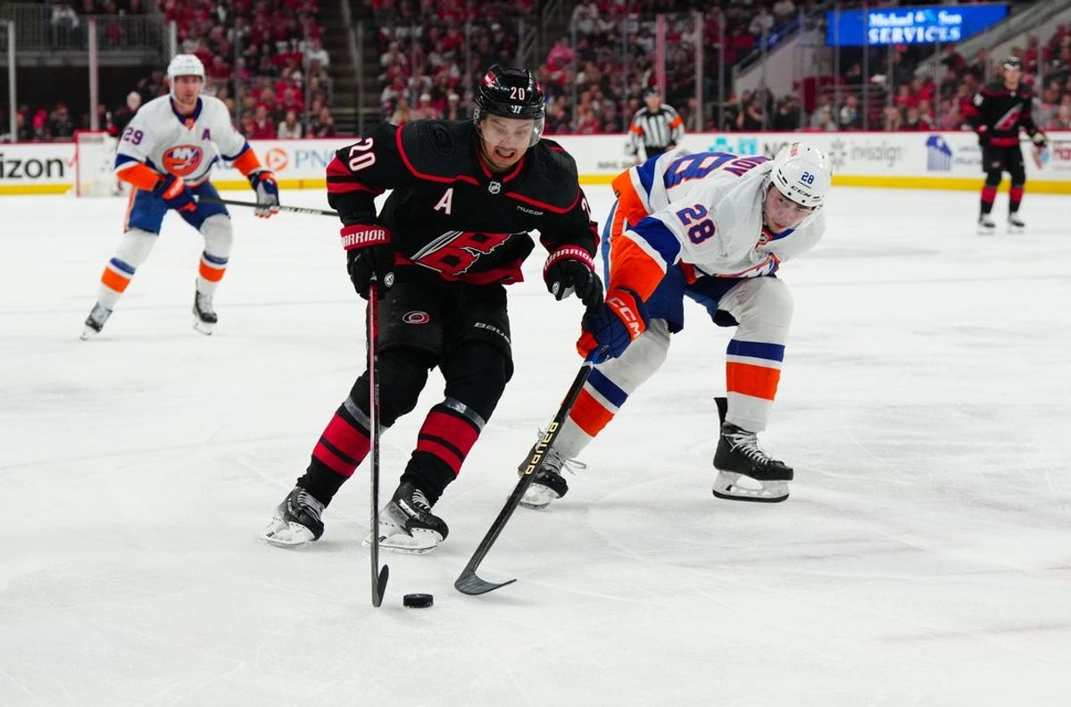 Hurricanes close out Islanders with third-period surge