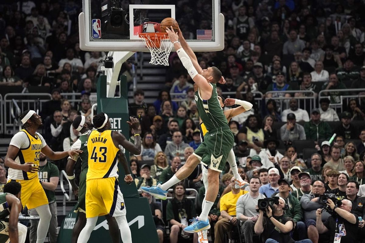 Despite missing stars, Bucks rout Pacers to stay alive