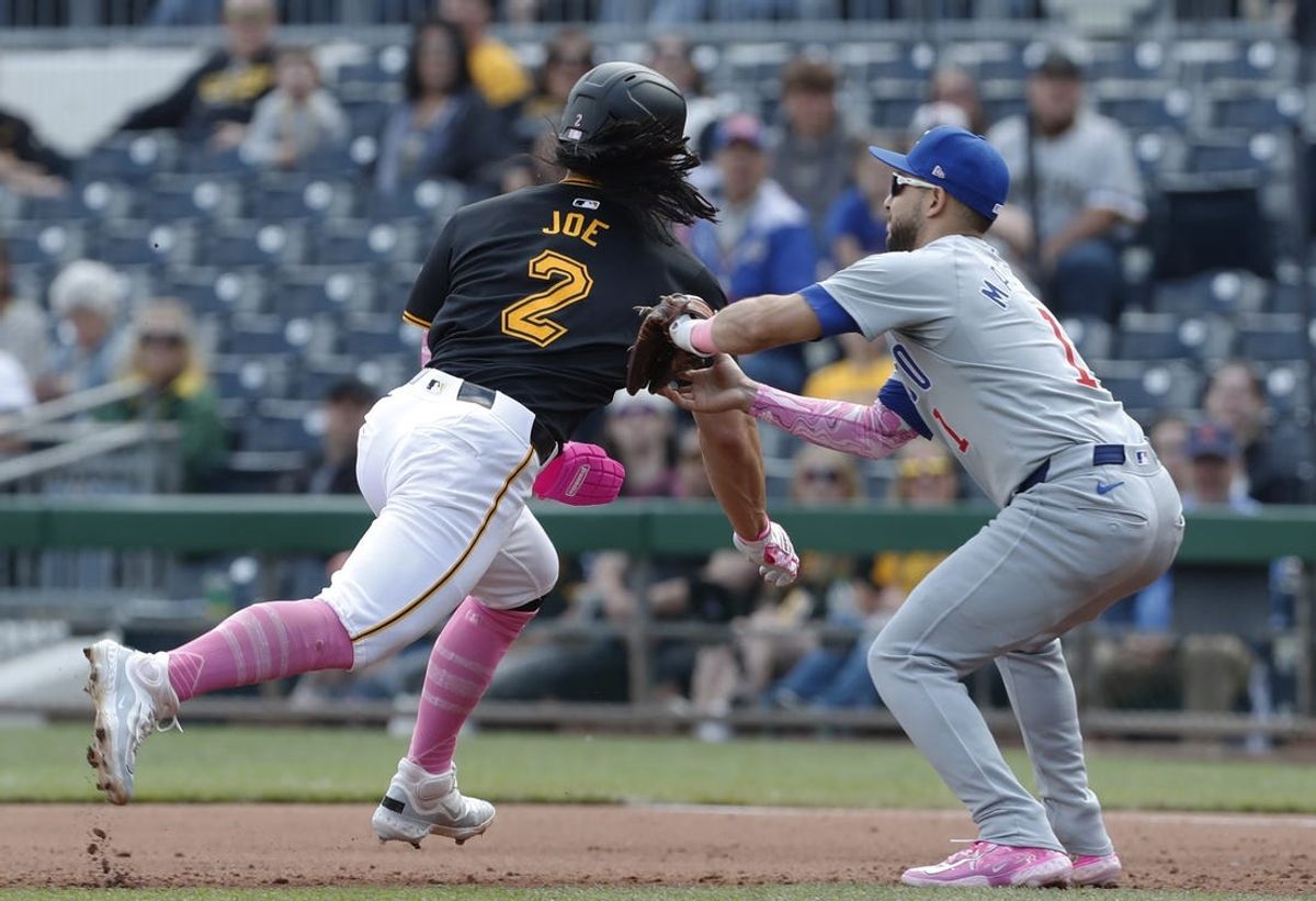 Cubs hold on for series win over slumping Pirates