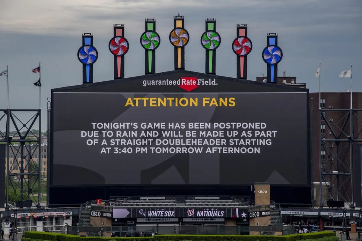 Nationals-White Sox opener postponed; doubleheader Tuesday