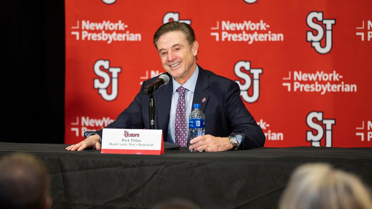 Rick Pitino's introductory press conference harkens back to glory days of St. John's basketball