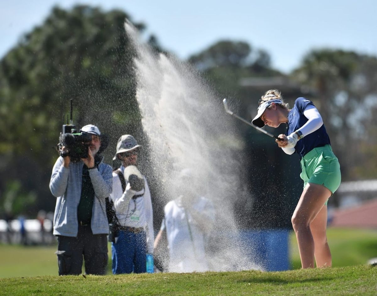 Nelly Korda gaining on co-leaders Zhang, Sagstrom at Founders